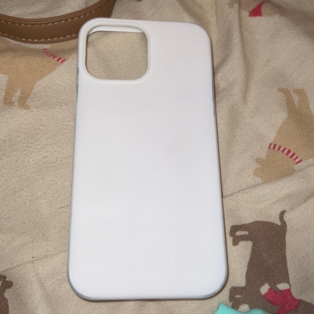 iPhone 13 pro max white silicone case!